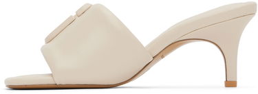 Tillbehör Marc Jacobs Marc Jacobs 'The Leather J Marc' Heeled Sandals Beige | 2S4FSA001F08, 2