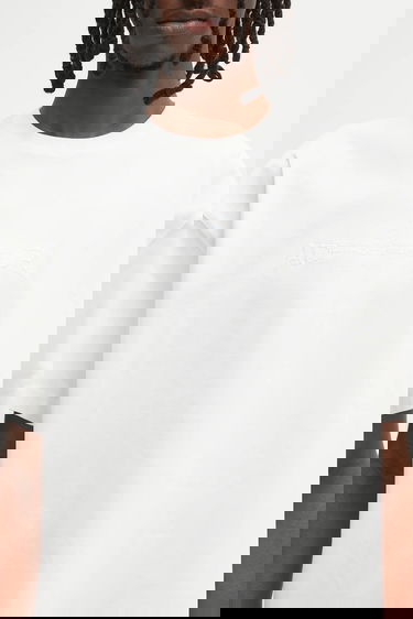 T-shirt ADER ERROR Oversized Fit Embossed Logo T-Shirt Vit | BO01FWTS0102OW, 3