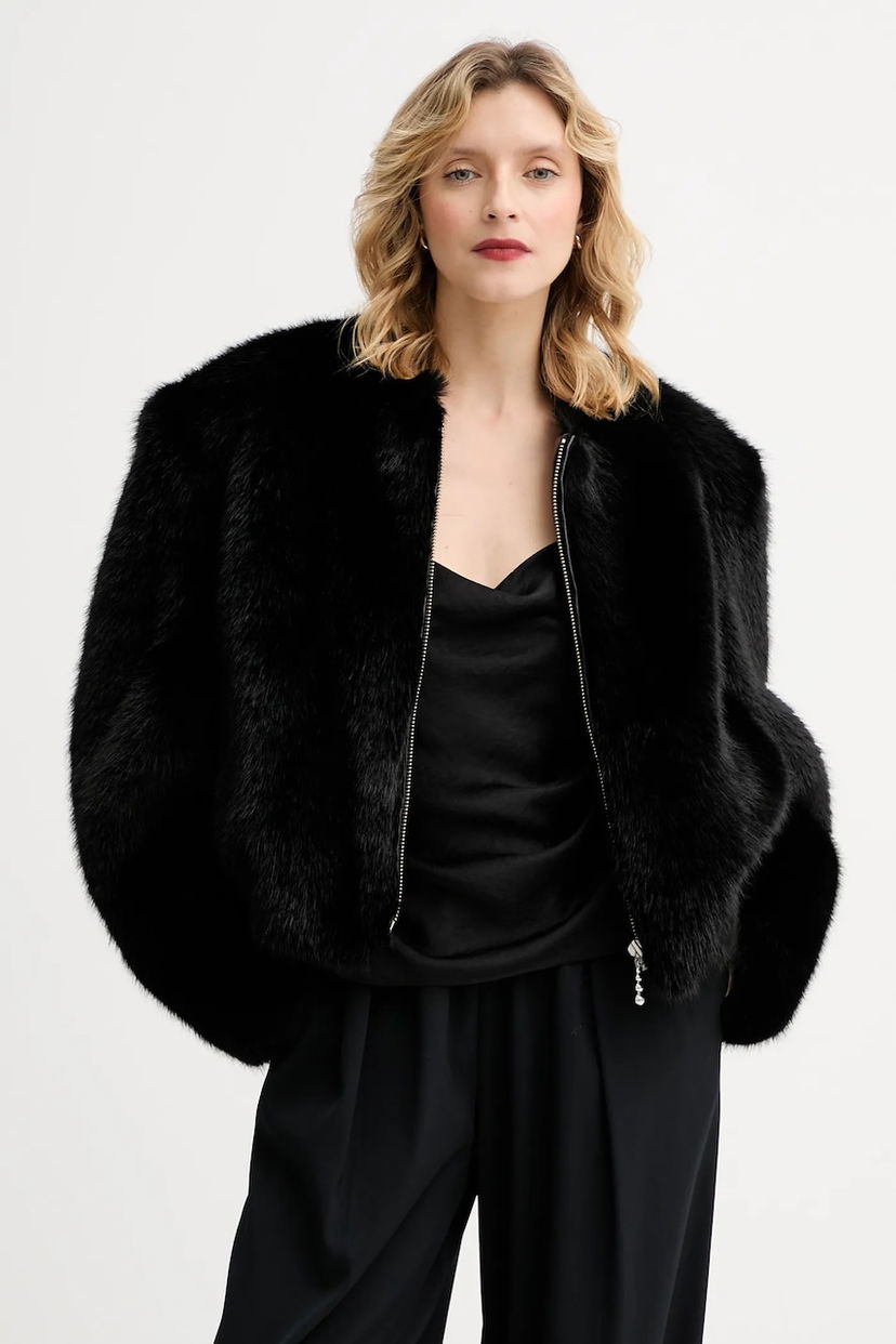Jacka STAND STUDIO Karly Faux Fur Winter Jacket Svart | 66411.9163