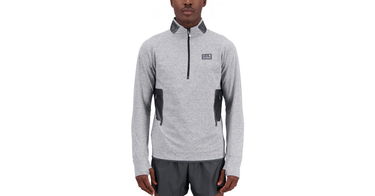Sweatshirt New Balance Sweatshirt Impact Run AT Grå | mt31273-sxy, 1
