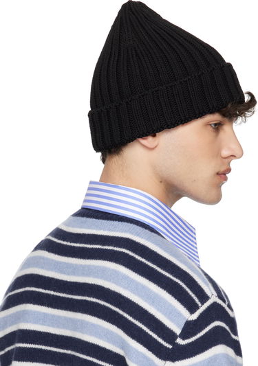 Mössa Marni Marni Cotton Knit Beanie Svart | CLZC0158A0 UFC850, 2