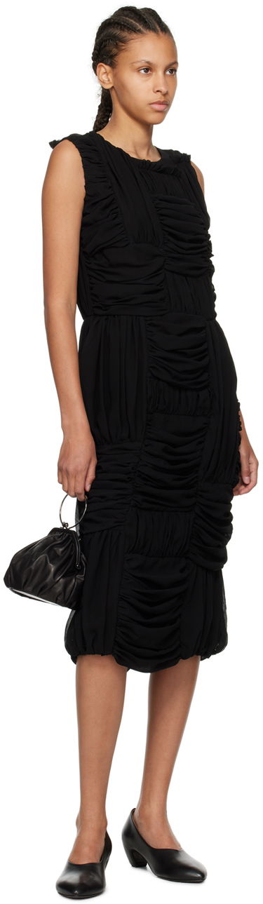 Klä Comme des Garçons Comme des Garçons Ruched Midi Dress Svart | RM-O012-051, 3
