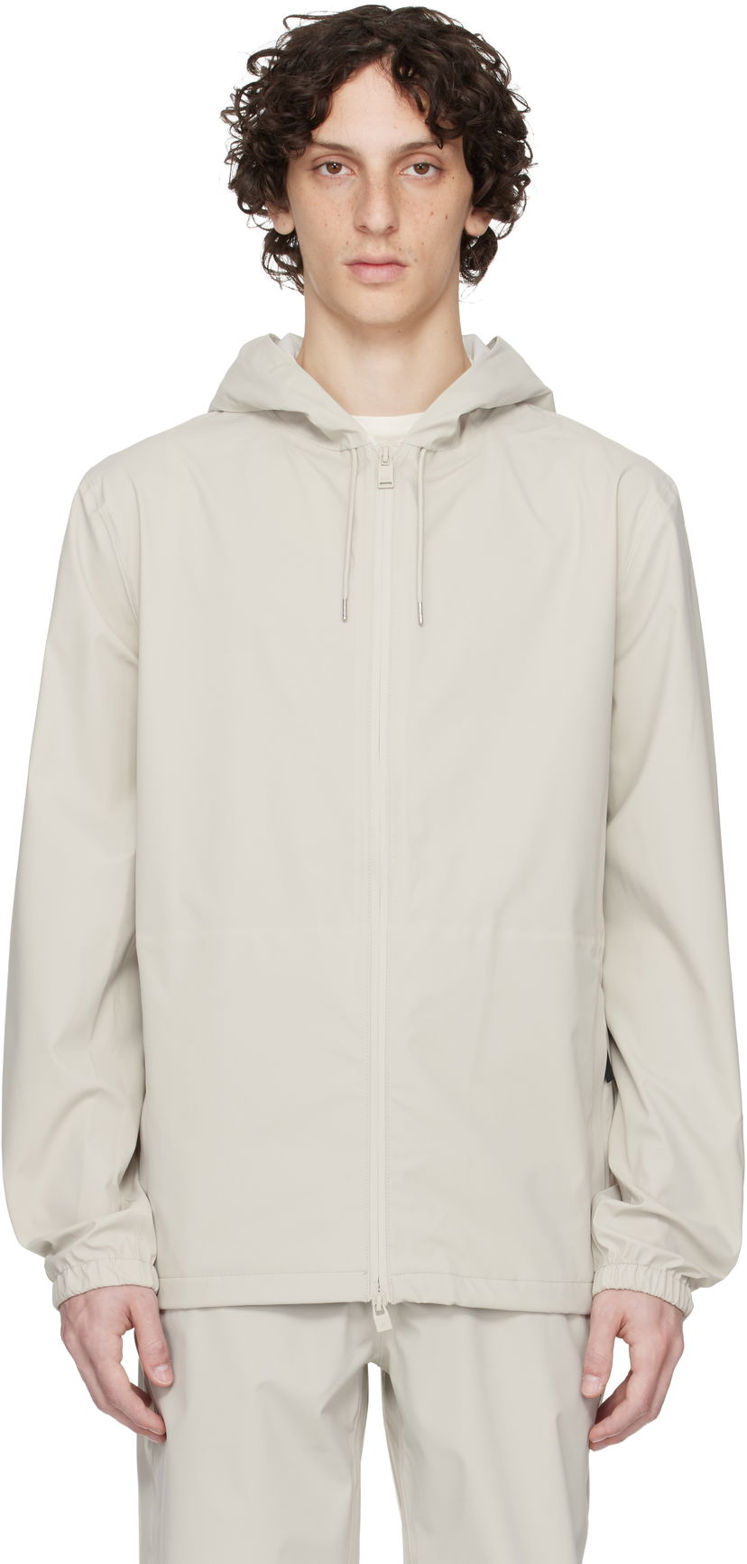 Jacka Rains Suva Hardshell Jacket Beige | 12410