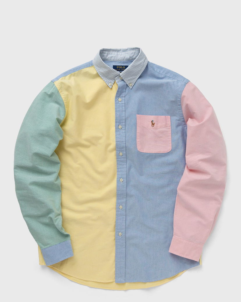 Skjorta Polo by Ralph Lauren Color-Block Long Sleeve Shirt Flerfärgad | 710928919001