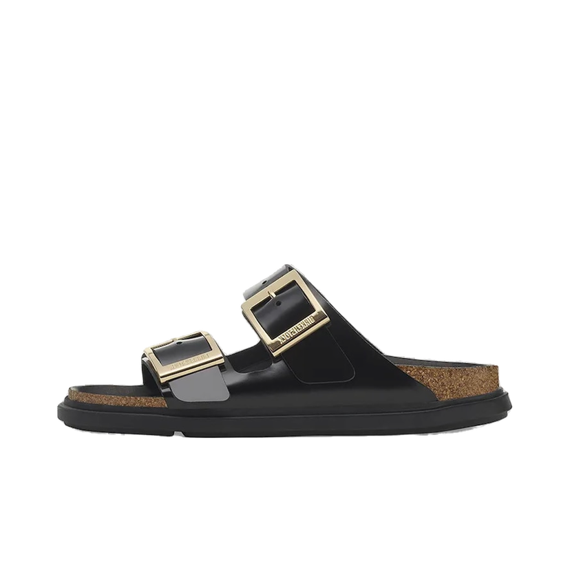 Sneakers och skor Birkenstock Birkenstock Arizona Droplet Buckle Slides Svart | 1029353