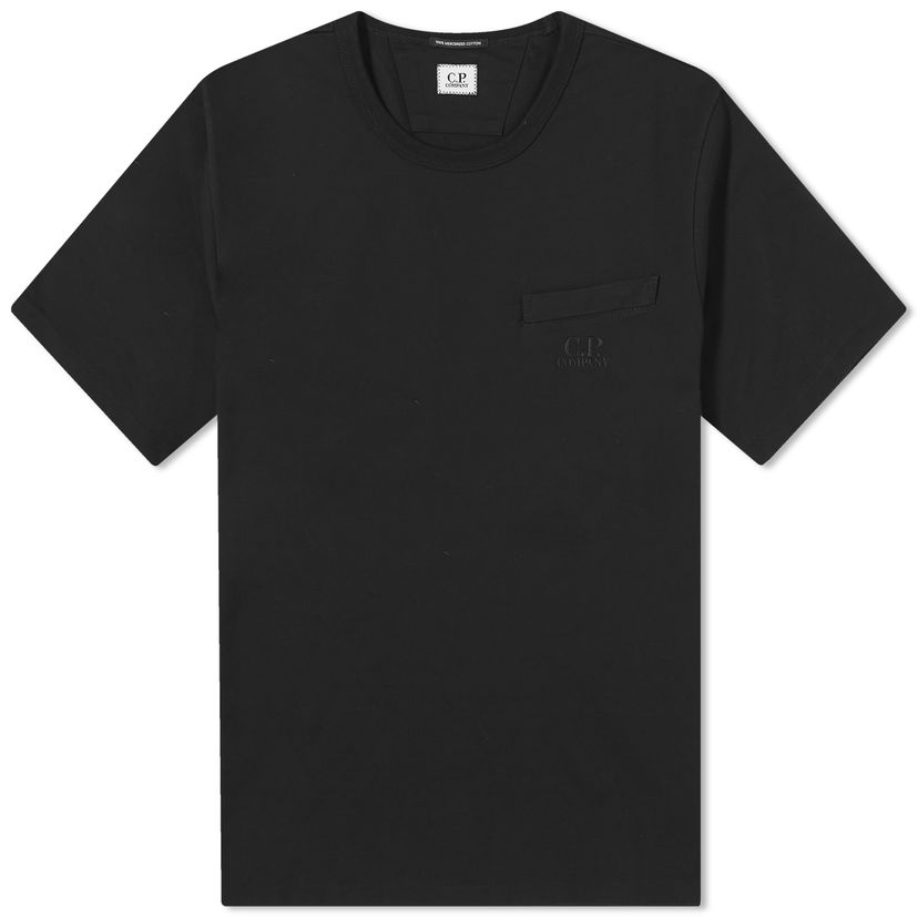 T-shirt C.P. Company 30/2 Mercerized Jersey Twisted Pocket T-Shirt Svart | CMTS123A-006203W-999