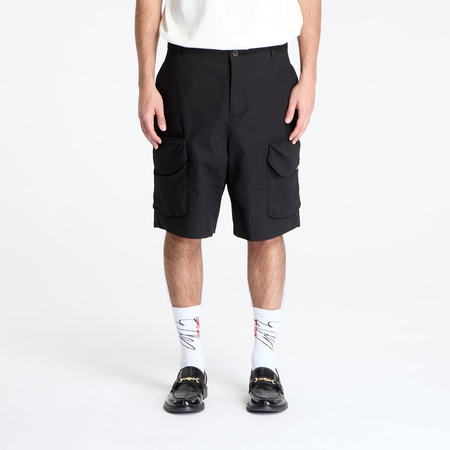 Shorts DAILY PAPER Daily Paper Cotton Cargo Shorts Svart | 2511027, 0