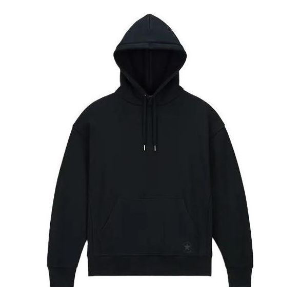 Sweatshirt Converse Gold Standard Loose-Fit Pullover Hoodie Svart | 10025917-A01, 0