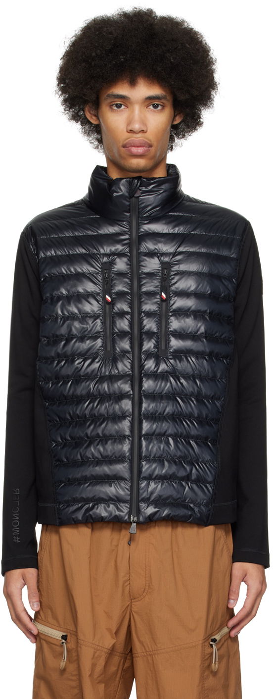 Jacka Moncler Grenoble Zip Down Jacket Svart | J10978G00007829H7