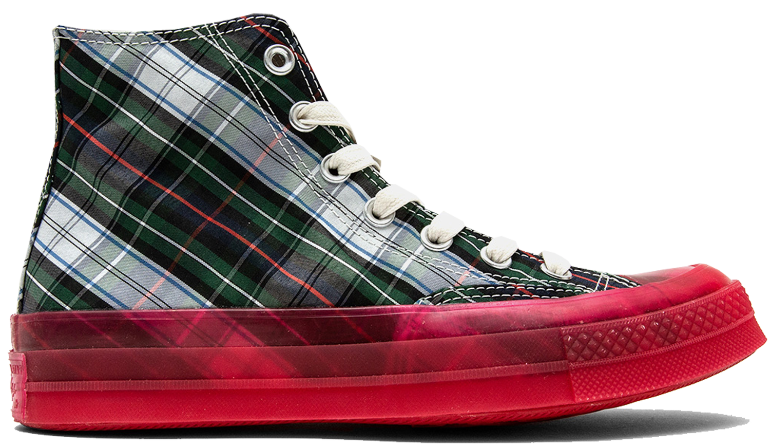 Sneakers och skor Converse Chuck Taylor All-Star 70 Hi "Plaid Translucent Midsole Red" Flerfärgad | 163324C, 0