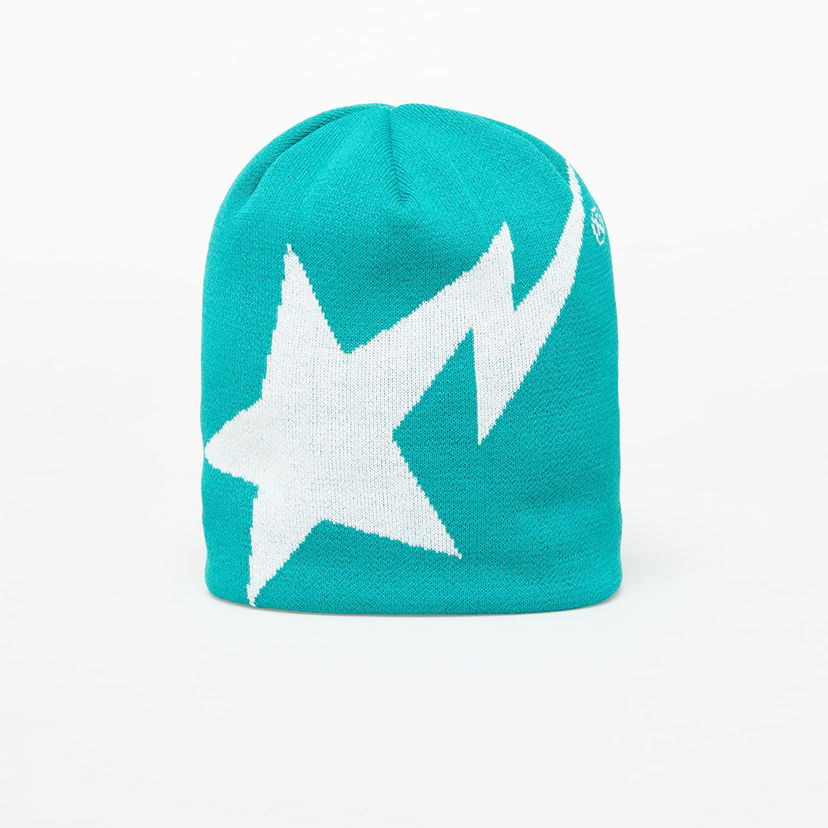Mössa BAPE A BATHING APE Sta Knit Cap Turkos | 001HTL301004MGRN