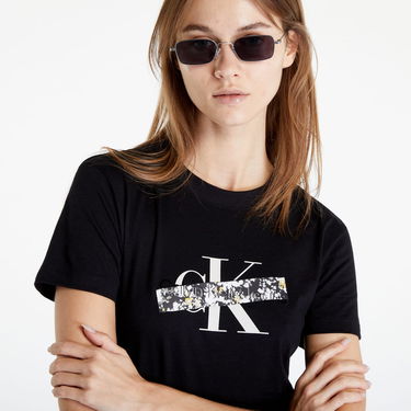 T-shirt CALVIN KLEIN Cotton T-Shirt Svart | J20J219807 BEH, 3