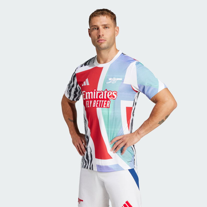 Jersey adidas Performance Arsenal 24/25 Pre-Match Soccer Jersey Vit | JE7562