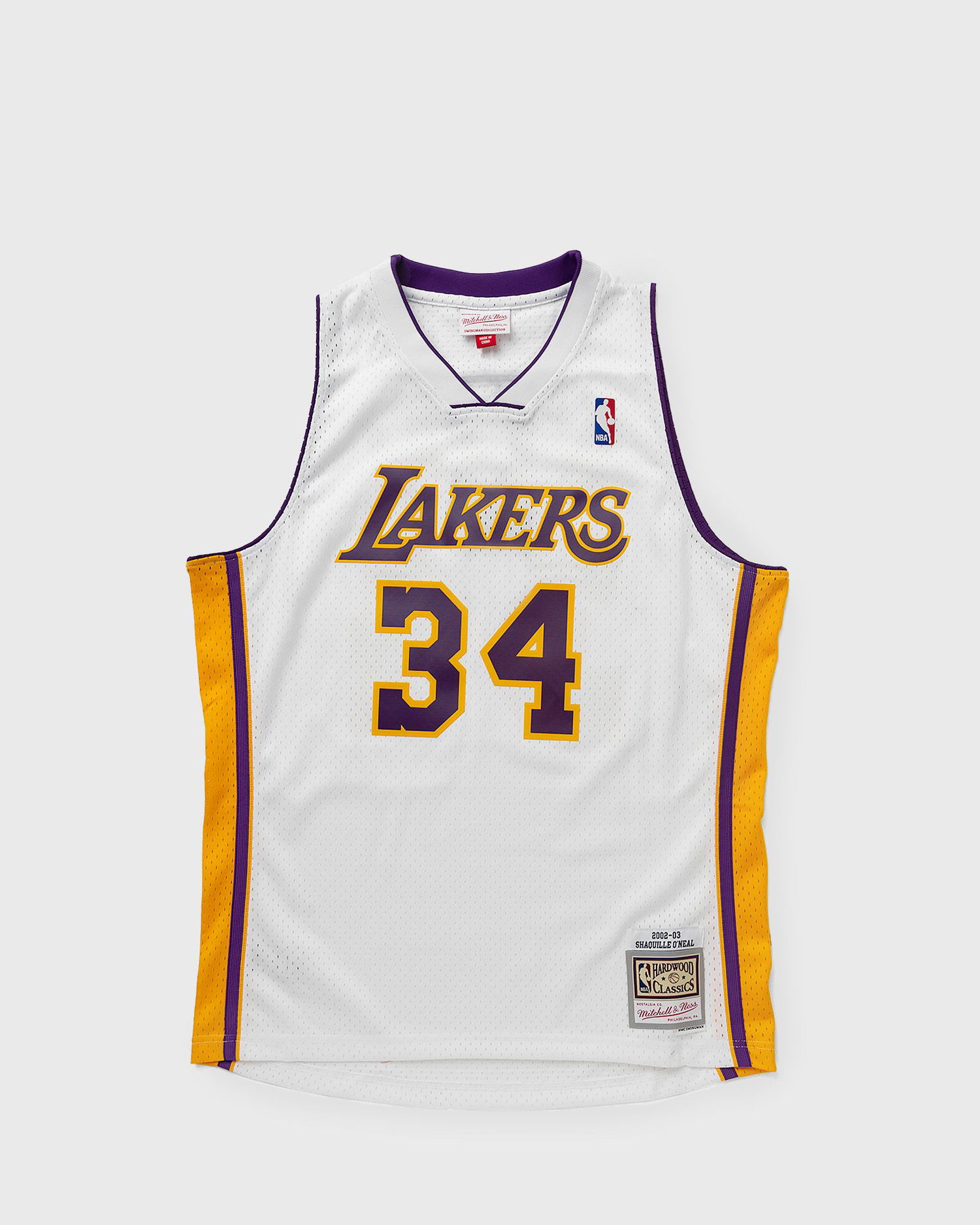 Jersey Mitchell & Ness NBA Swingman Jersey Los Angeles Lakers Alternate 2002-03 Shaquille O'Neal #34 Vit | SMJY4442-LAL02SONWHIT, 0