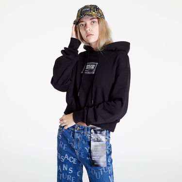 Sweatshirt Versace Piece Label Sweatshirt Svart | 73HAIT03CF01O899, 0