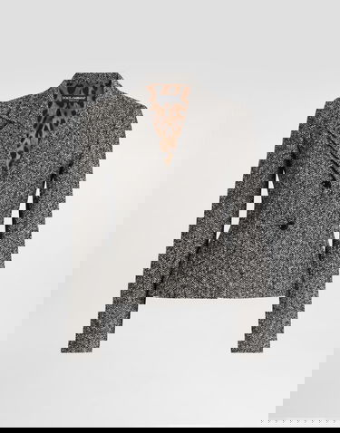 Jacka Dolce & Gabbana Dolce & Gabbana Single-breasted Chevron Jacket Flerfärgad | F27FPTFCZAES8030, 0