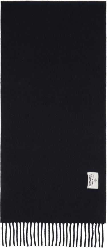 Halsduk Vivienne Westwood Embroidered Scarf Svart | 81030007-W00Q7-, 1