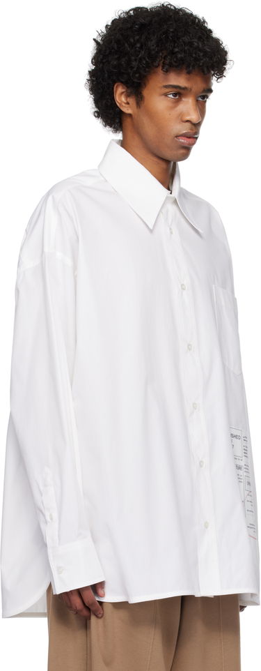 Skjorta Maison Margiela MM6 Maison Margiela Newspaper Print Shirt Vit | SH0DT0027 M35152, 1