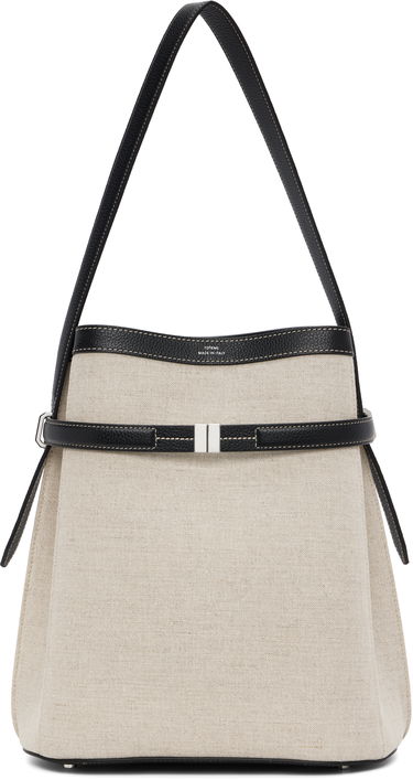 Handväska TOTEME TOTEME Belted Canvas Bucket Bag Beige | 244-WAL0048-FB0234, 0