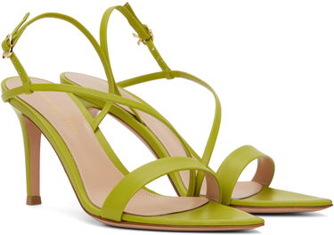 Tillbehör Gianvito Rossi Gianvito Rossi Manhattan 85 Heeled Sandals Grön | G32334.85RIC.NAP, 3