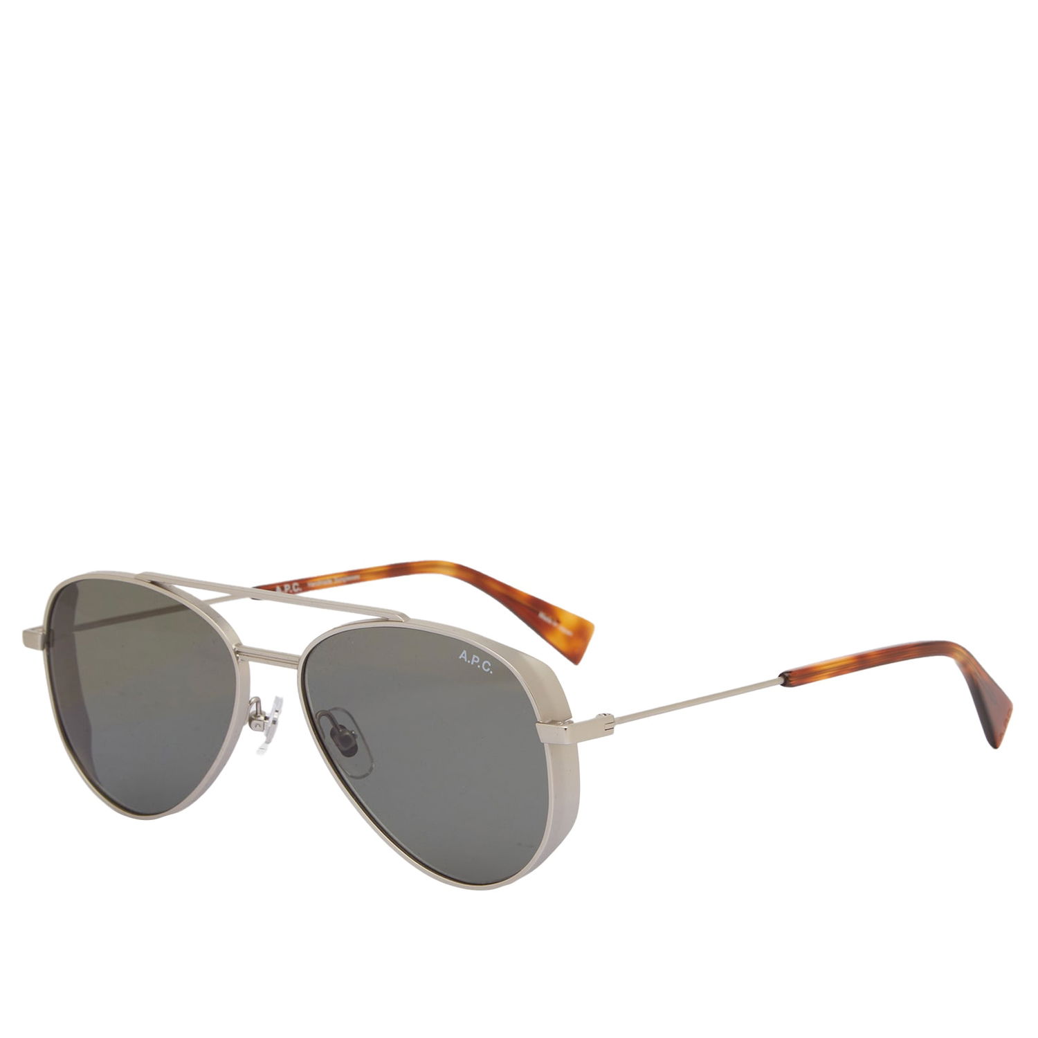 Solglasögon A.P.C. A.P.C. Bill Aviator Sunglasses Metallisk | MEAEJ-M75013-RAB, 1