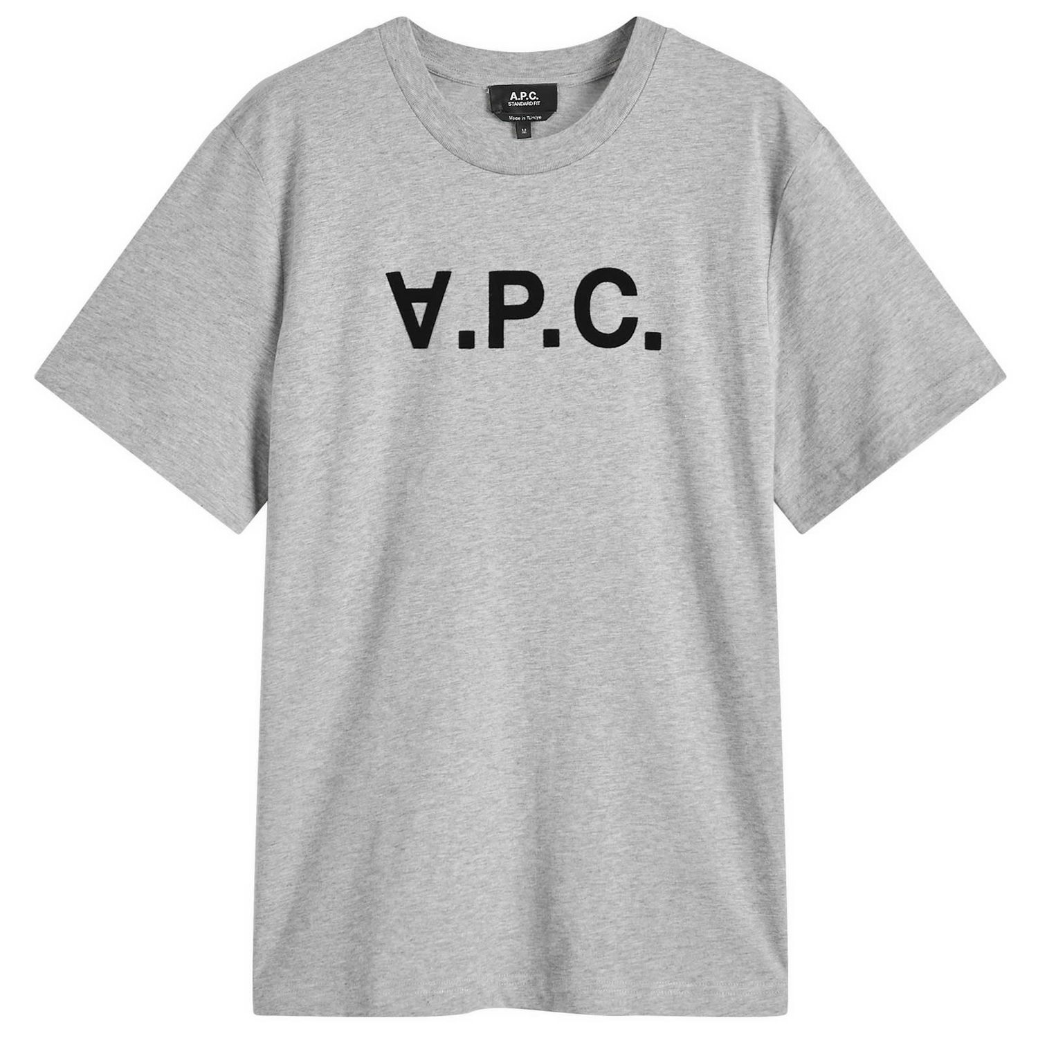T-shirt A.P.C. VPC Logo T-Shirt Heathered Grey Grå | COHBM-M26384-TPI, 1