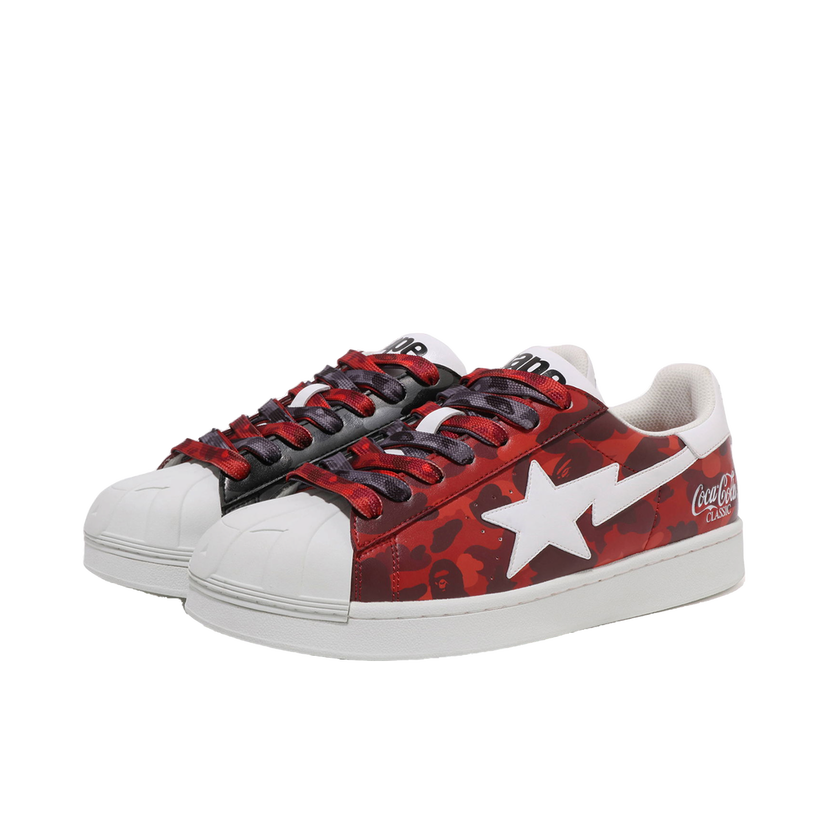 Sneakers och skor BAPE A Bathing Ape Skull Sta "Coca Cola" Röd | 1J73-191-917/1J73-291-907