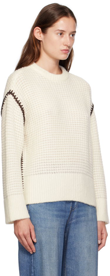 Sweater rag & bone Rag & Bone Women's Katie Crocheted Sweater Vit | WAS24F049SA49, 1