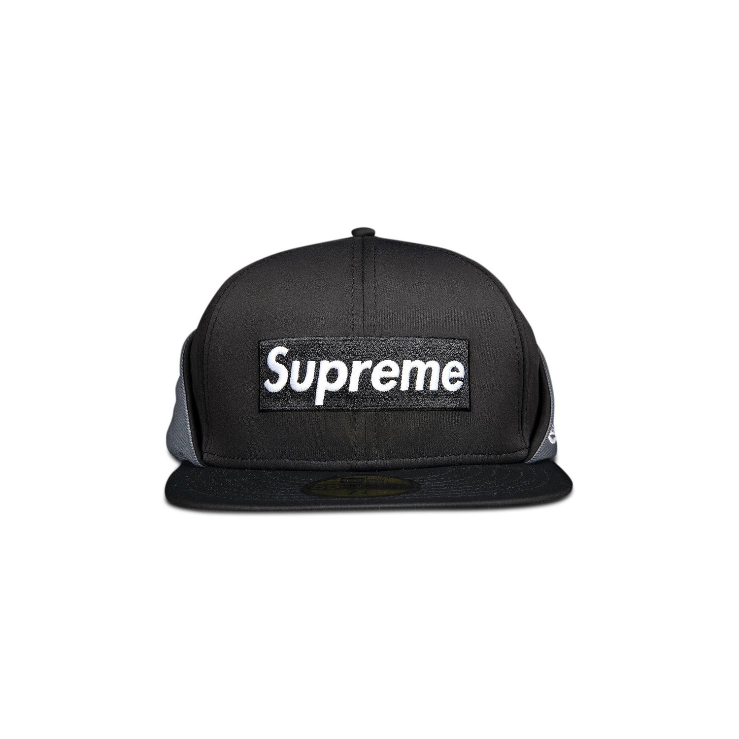 Keps Supreme WINDSTOPPER x Earflap Box Logo New Era 'Black' Svart | FW20H63 BLACK, 1