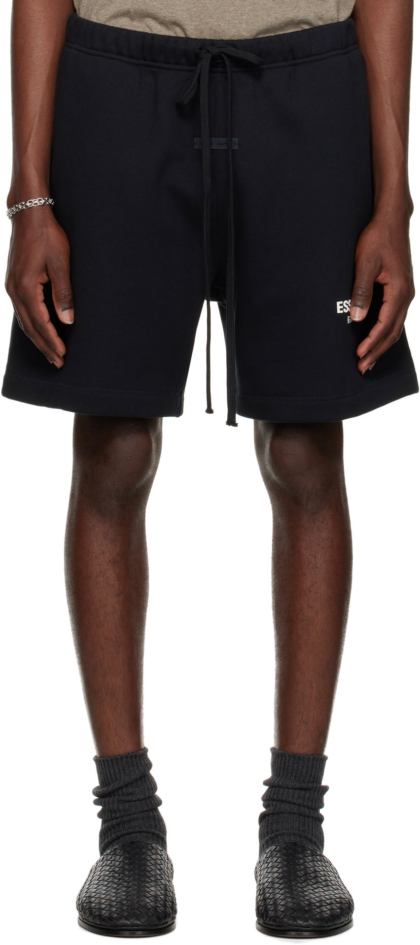 Shorts Fear of God Fear of God ESSENTIALS Classic Sweat Shorts Svart | 160AS252000F