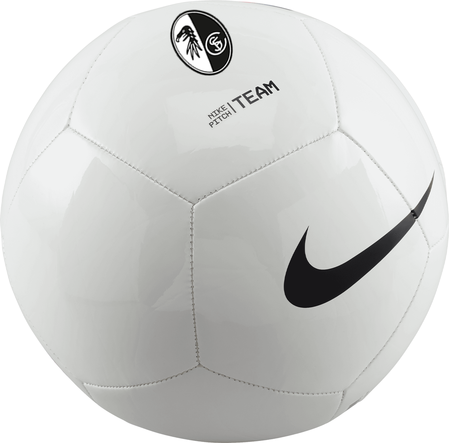 Sportutrustning Nike SC Freiburg Pitch Soccer Ball Vit | 6scffz7553-100, 0