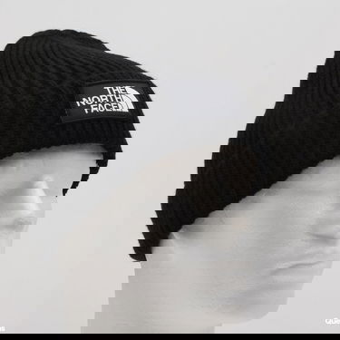 Mössa The North Face Logo Box Cuff Beanie Svart | NF0A3FJXJK31, 0