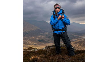 Jacka FJÄLLRÄVEN Keb GTX Hooded Jacket Blå | F14500177-525, 4