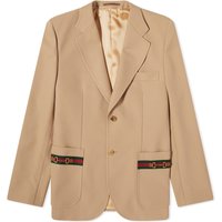 Jacka Gucci Tape Logo Blazer Beige | 756694-Z8BI6-2327, 1