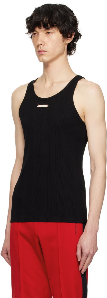 Linne Maison Margiela Maison Margiela Ribbed Tank Top Svart | S50NL0049 M20060, 3