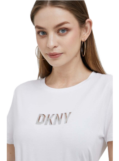 T-shirt DKNY Logo Tee Vit | P3DHRDNA