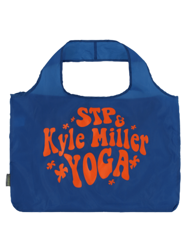 Tygpåse Serving the People Kyle Miller Yoga Packable Tote Bag Mörkblå | STPS21KYLETOTE 005
