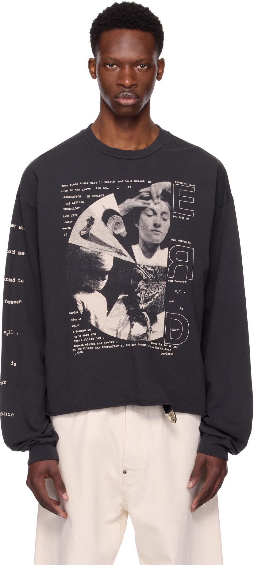 T-shirt Enfants Riches Déprimés Enfants Riches Déprimés 'Remember When' Long Sleeve Graphic T-Shirt Svart | 010-845