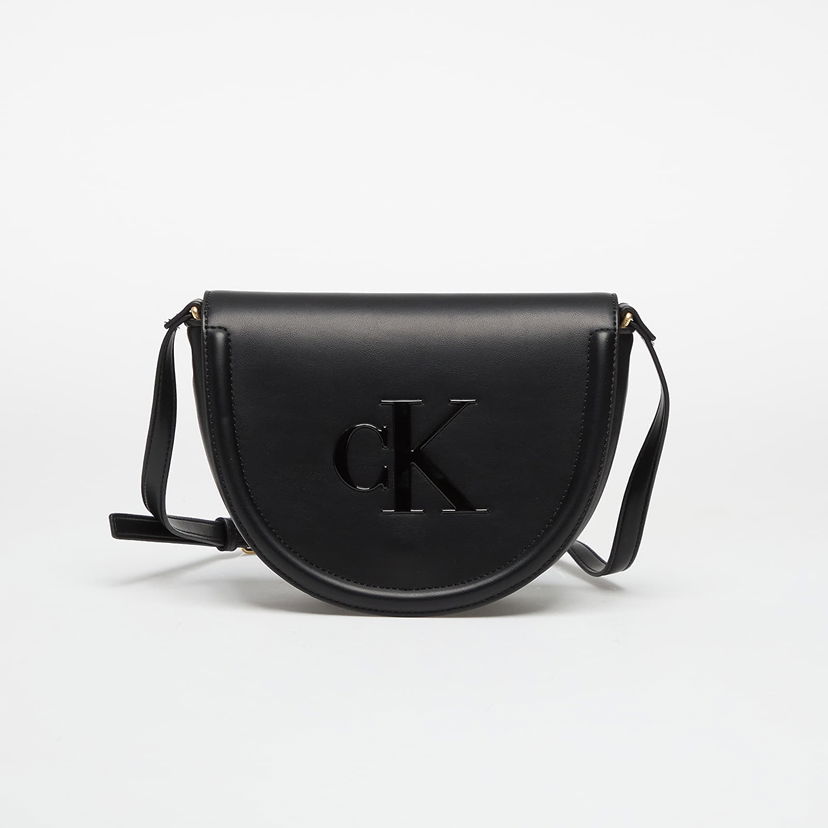 Axelväska CALVIN KLEIN Calvin Klein Bold Saddle Crossbody Bag Svart | LV04F3221G UB1
