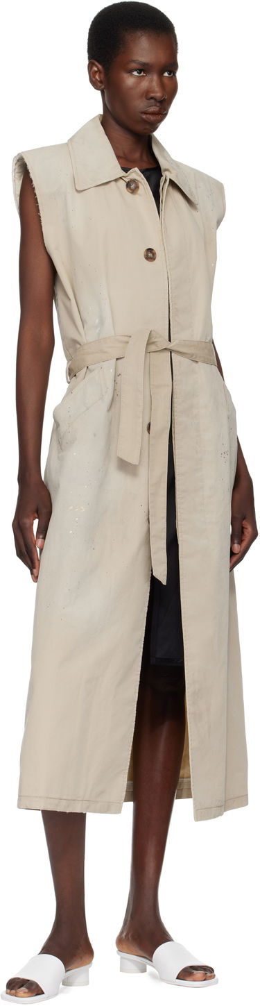 Skovård Maison Margiela MM6 Maison Margiela Anatomic Heeled Sandals Vit | S66WP0109 P3628, 4