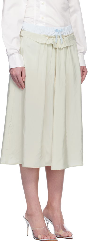 Kjol Maison Margiela Maison Margiela 'Anonymity Of The Lining' Midi Skirt Grön | S51ME0037 S76632, 1