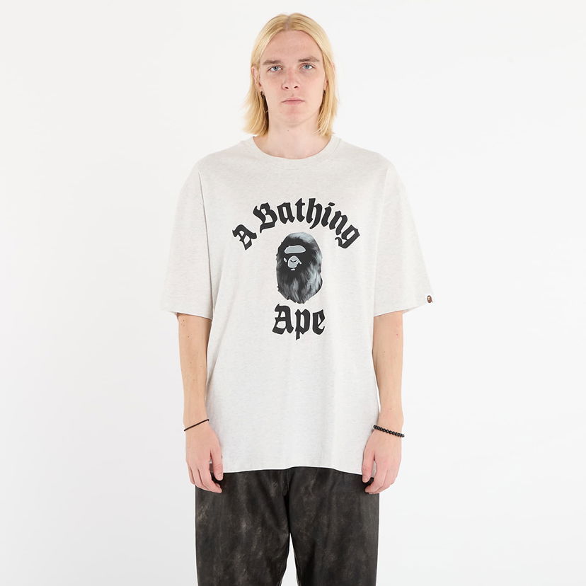 T-shirt BAPE College Relaxed Fit T-Shirt M Grå | 001TEL801330MGRA