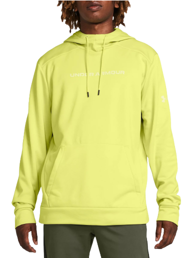 Sweatshirt Under Armour Armour Fleece® Graphic Wordmark Hoodie Gul | 1379744-743
