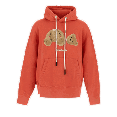 Sweatshirt Palm Angels Kill The Bear Popover Hoody Röd | PMBB058F22FLE0083460, 0