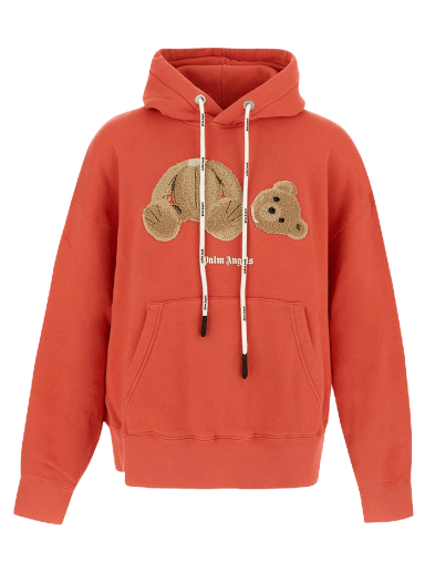 Sweatshirt Palm Angels Kill The Bear Popover Hoody Röd | PMBB058F22FLE0083460