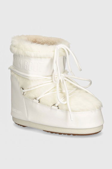Sneakers och skor Moon Boot MB ICON LOW FAUX FUR Boots Vit | 80D1409390.A002, 0