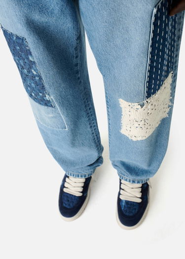 Jeans AXEL ARIGATO Relaxed Fit Patchwork Jeans Blå | A2988001, 7