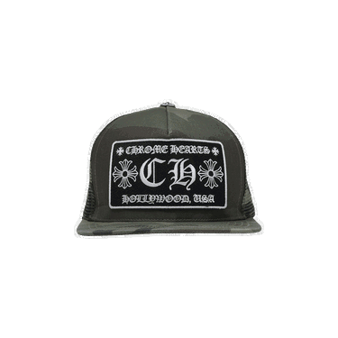 Keps Chrome Hearts Hollywood Trucker Hat Grön | 1383 100000701HTH GNCM, 0