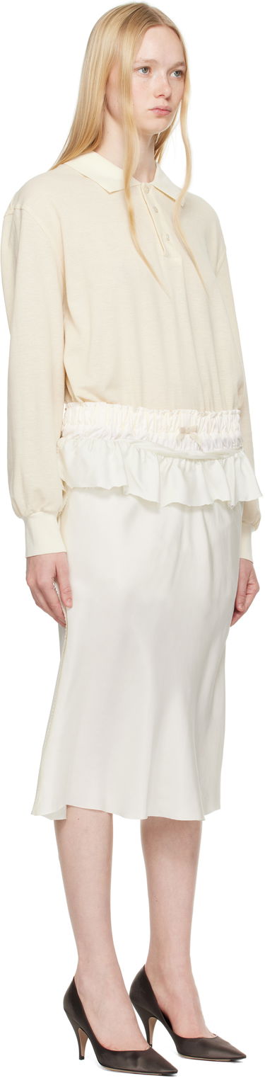 Kjol Maison Margiela Maison Margiela Paneled Midi Dress Vit | S51DD0037 MTJ030, 1