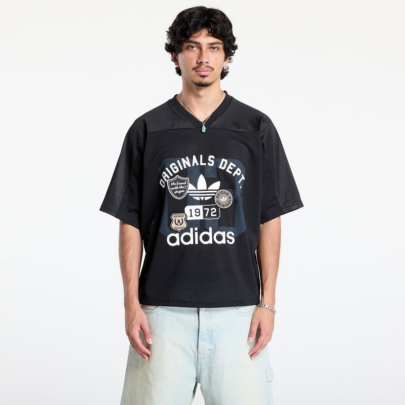 Jersey adidas Originals adidas Originals Dept. Graphic Mesh Jersey Svart | KD6252